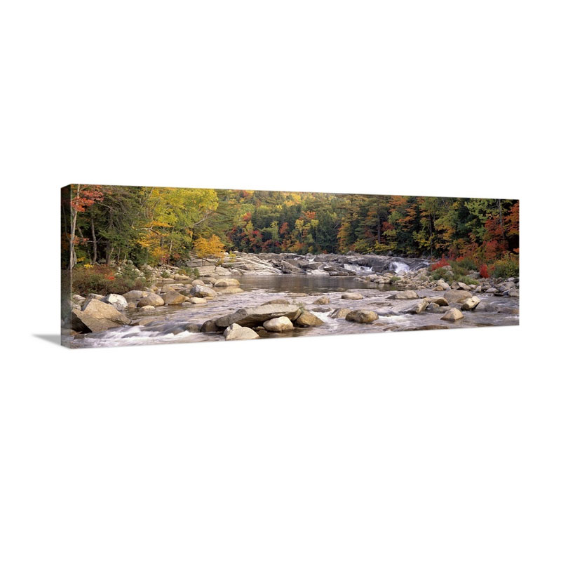 New Hampshire White Mountains National Forest River Flowing Through the wilderness Wall Art