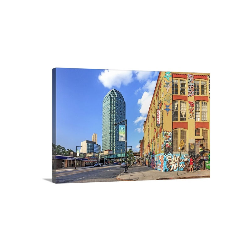 New York Long Island City Graffiti Wall Art - Canvas - Gallery Wrap