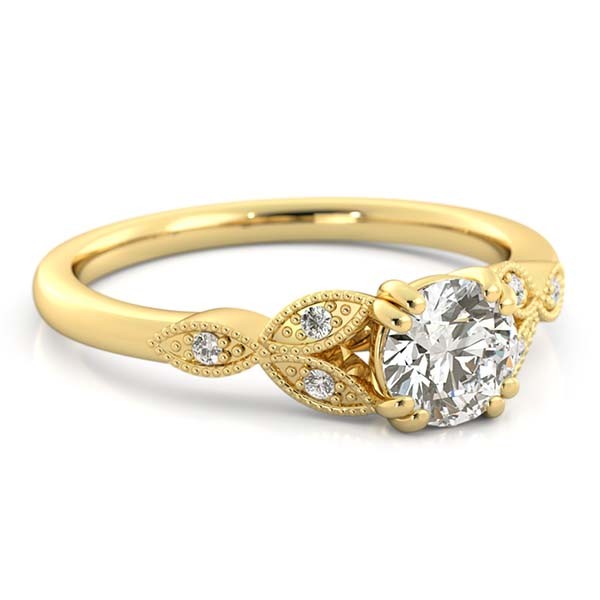 Nicole Diamond Ring - Yellow Gold