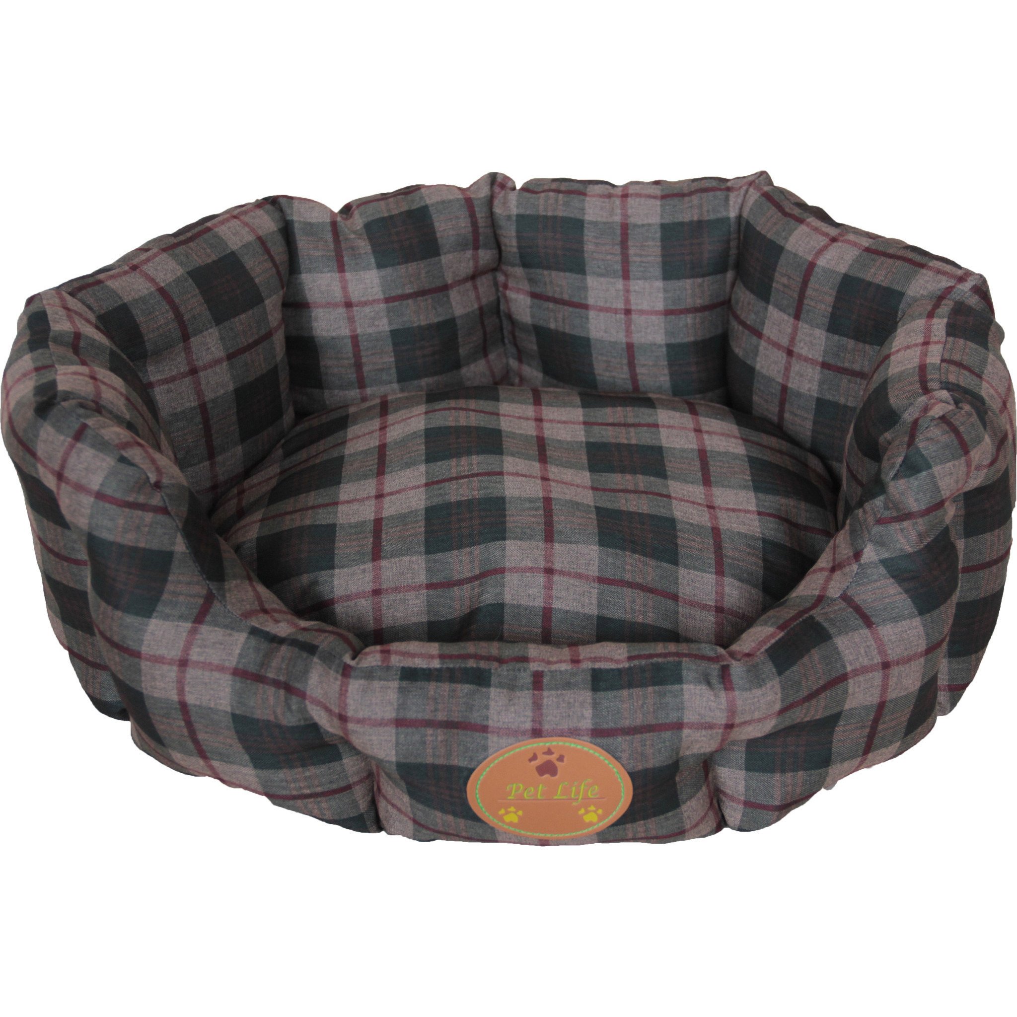Wick-Away Nano-Silver and Anti-Bacterial Water Resistant Round Circular Dog Bed