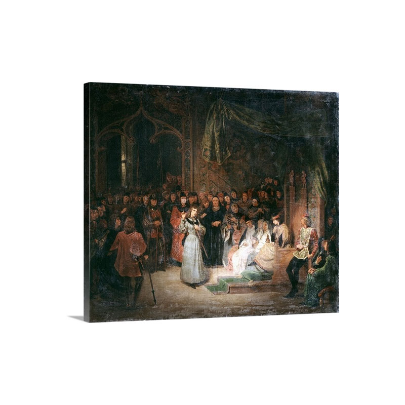 Painting Of French Patriot Joan Of Arc Wall Art - Canvas - Gallery Wrap