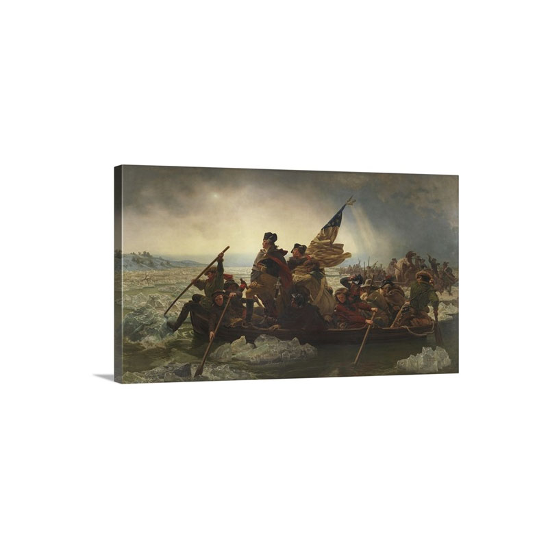 Painting Of George Washington Crossing The Delaware Wall Art - Canvas - Gallery Wrap