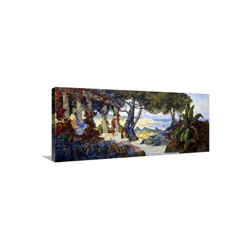 Painting Of The Bay Of Algiers By Paul Fenasse Wall Art - Canvas - Gallery Wrap
