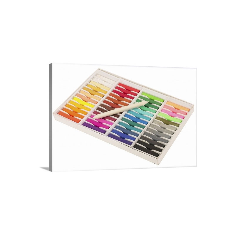 Pastel Drawing Supplies Wall Art - Canvas - Gallery Wrap