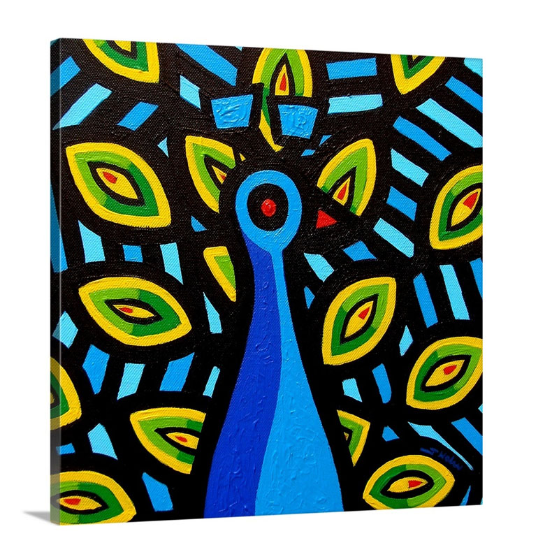 Peacock I Wall Art - Canvas - Gallery Wrap