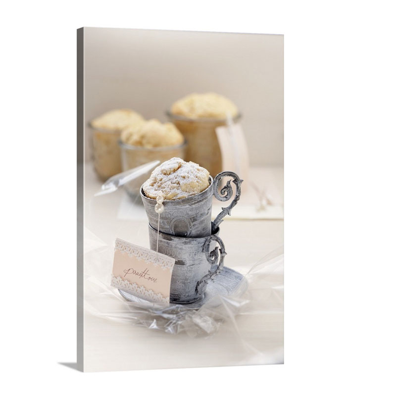 Piccoli Panettone Mini Yeast-Raised Cake With Almonds And Fruit Wall Art - Canvas - Gallery Wrap