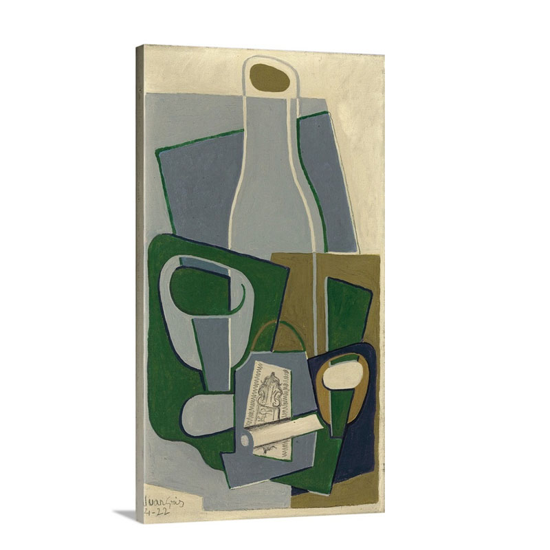 Pipe Et Paquet De Tabac 1922 Wall Art - Canvas - Gallery Wrap