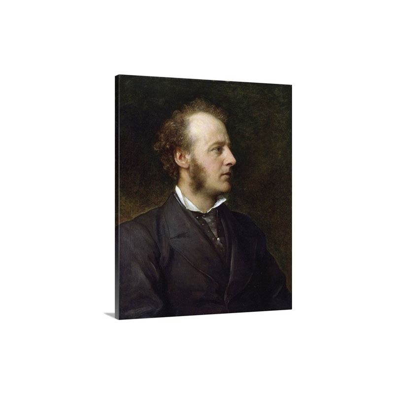 Portrait Of Sir John Everett Millais By George Frederic Watts Wall Art - Canvas - Gallery Wrap