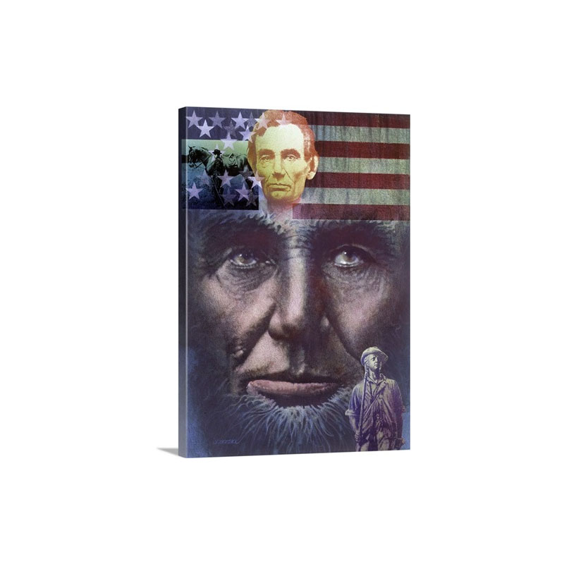 President Abraham Lincoln Wall Art - Canvas - Gallery Wrap