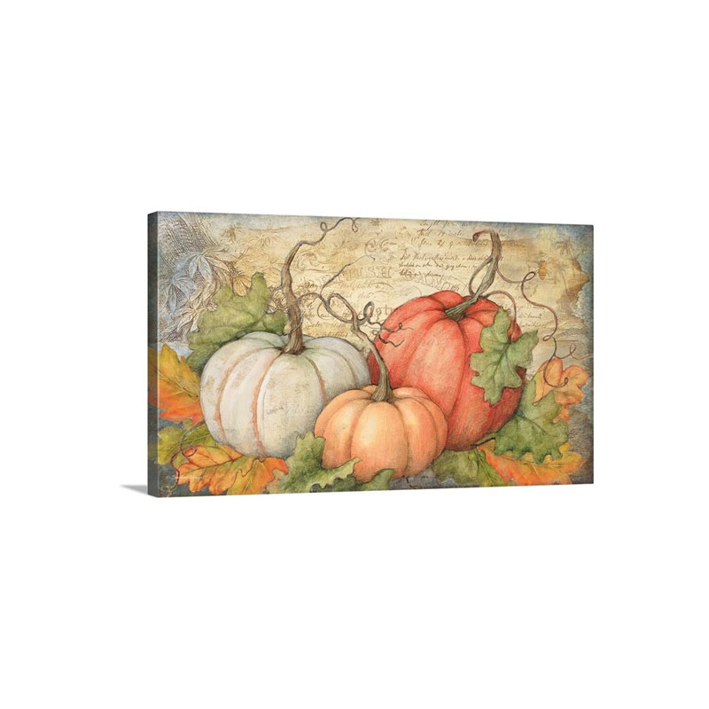 Pumpkins Wall Art - Canvas - Gallery Wrap