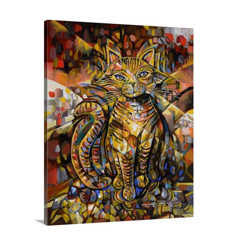 Purring Wall Art - Canvas - Gallery Wrap
