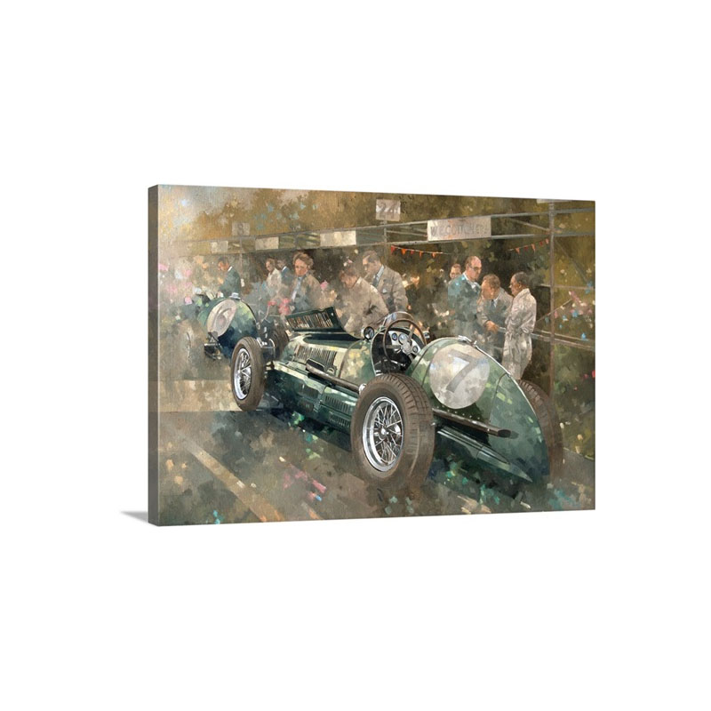 R Parnell's Maserati Wall Art - Canvas - Gallery Wrap