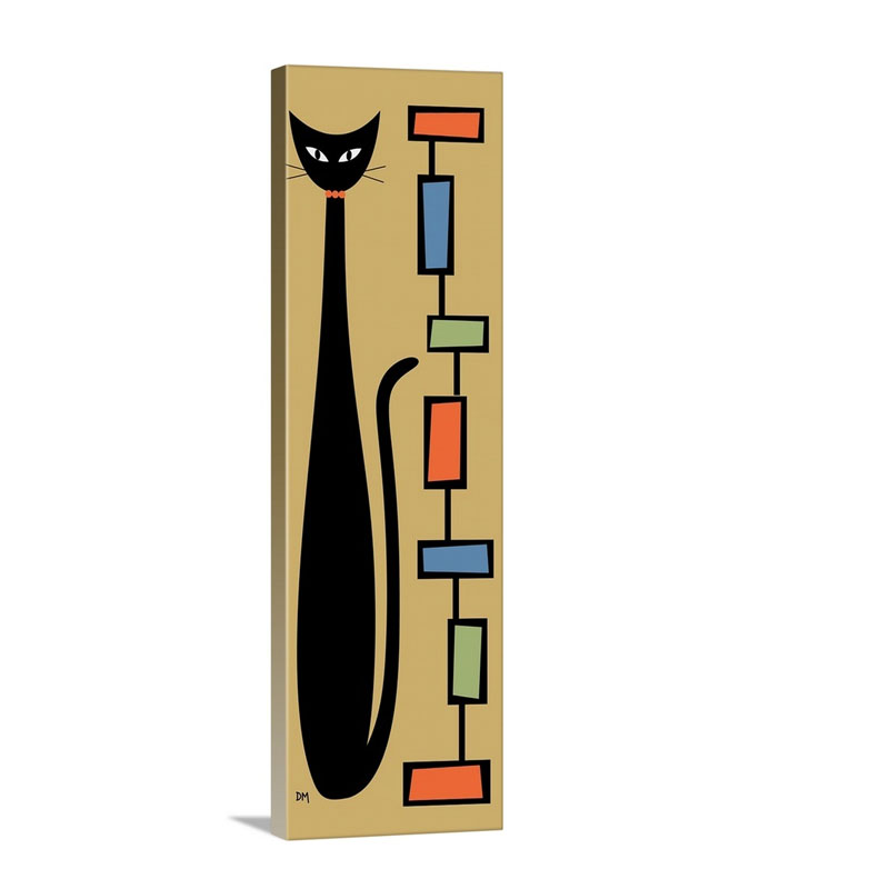 Rectangle Cat 2 Wall Art - Canvas - Gallery Wrap