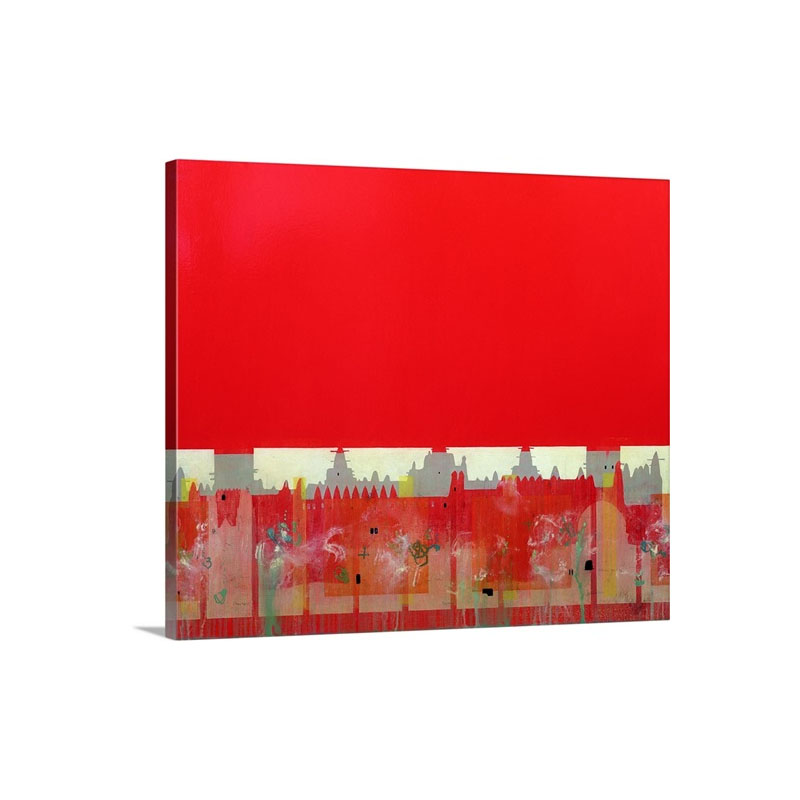 Red Painting Wall Art - Canvas - Gallery Wrap