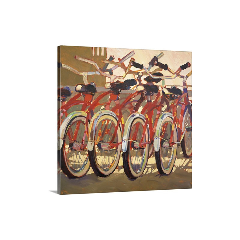 Retro Bikes Wall Art - Canvas - Gallery Wrap