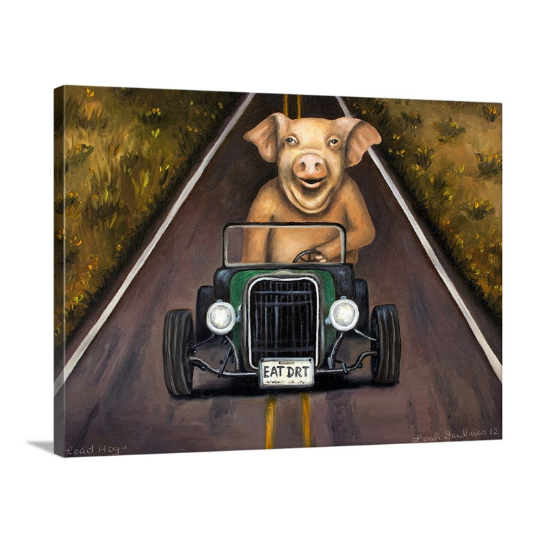 Road Hog Wall Art - Canvas - Gallery Wrap