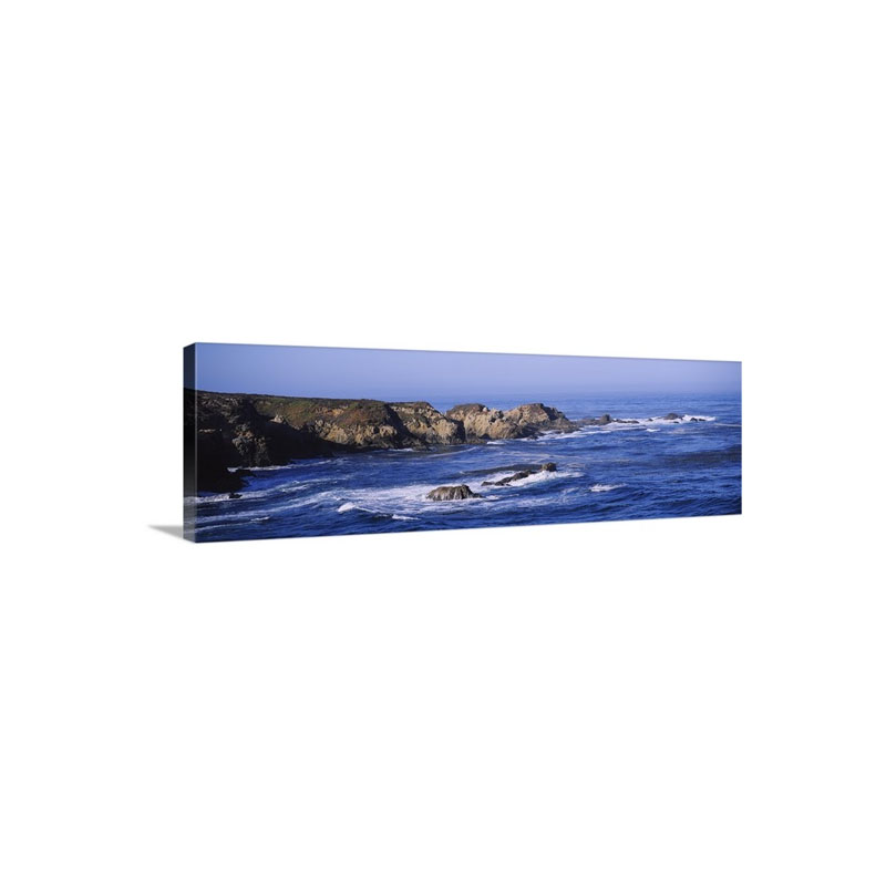 Rock Formations On The Coast Big Sur Garrapata State Beach Monterey Coast California Wall Art - Canvas - Gallery Wrap