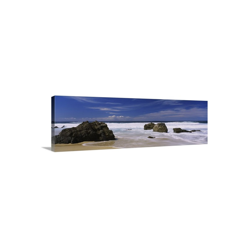 Rocks On The Beach Big Sur California Wall Art - Canvas - Gallery Wrap