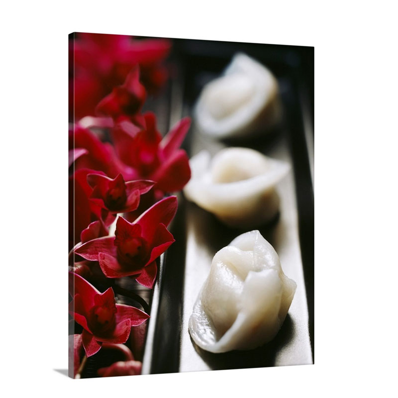 Scallop Sashimi Wall Art - Canvas - Gallery Wrap