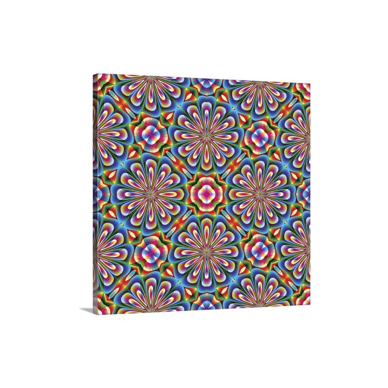 Seamless Arabesque Mosaic Wall Art - Canvas - Gallery Wrap