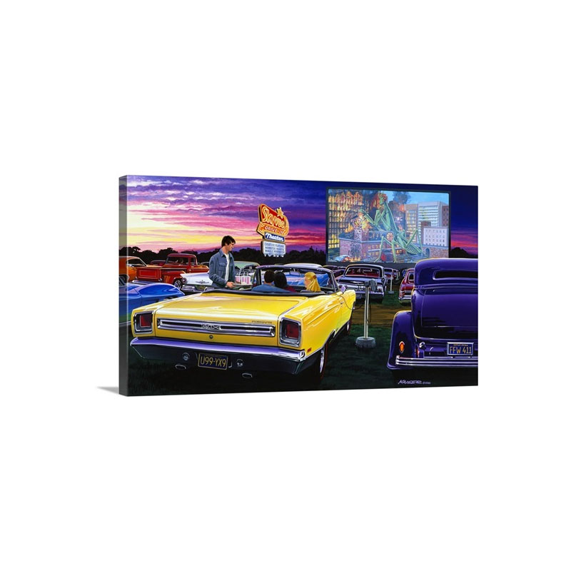 Skyvue Drive In Wall Art - Canvas - Gallery Wrap