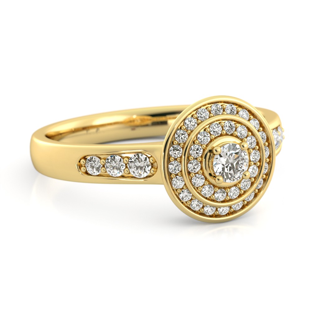 Sofia Diamond Ring - Yellow Gold