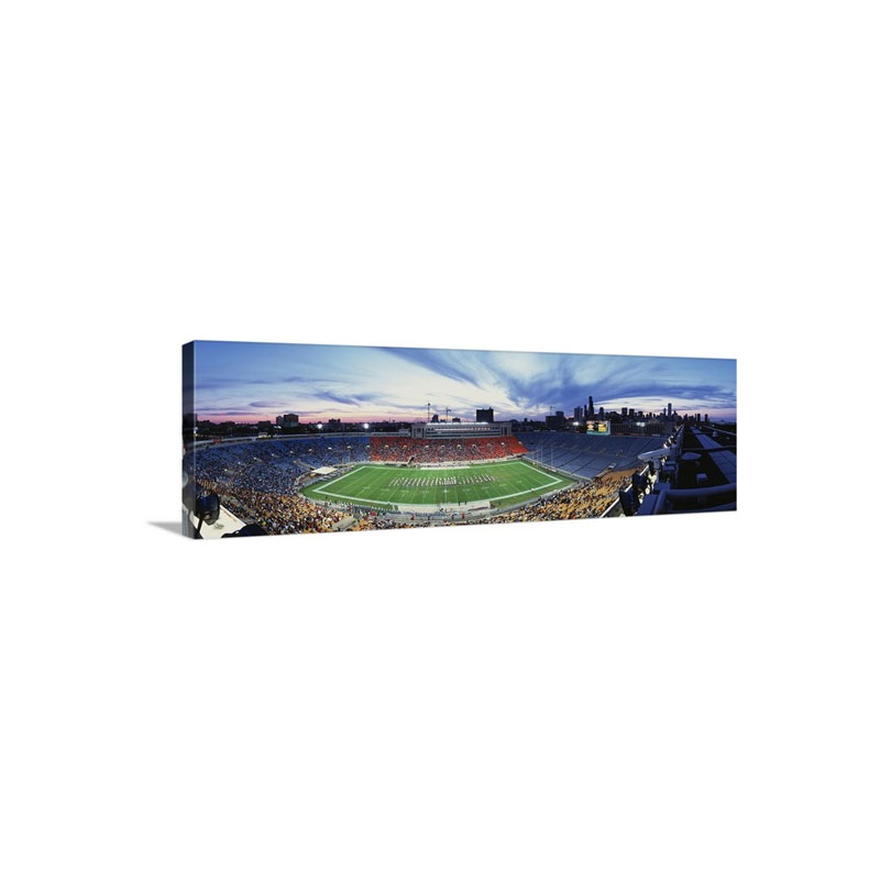 Soldier Field Football Chicago IL Wall Art - Canvas - Gallery Wrap
