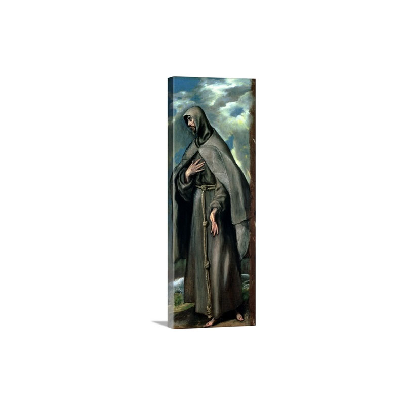 St Francis Of Assisi C 1182 1220 Wall Art - Canvas - Gallery Wrap