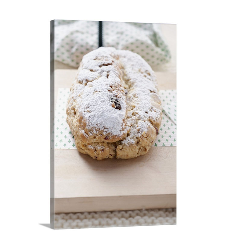 Stollen With Hazelnuts And Cranberries Wall Art - Canvas - Gallery Wrap