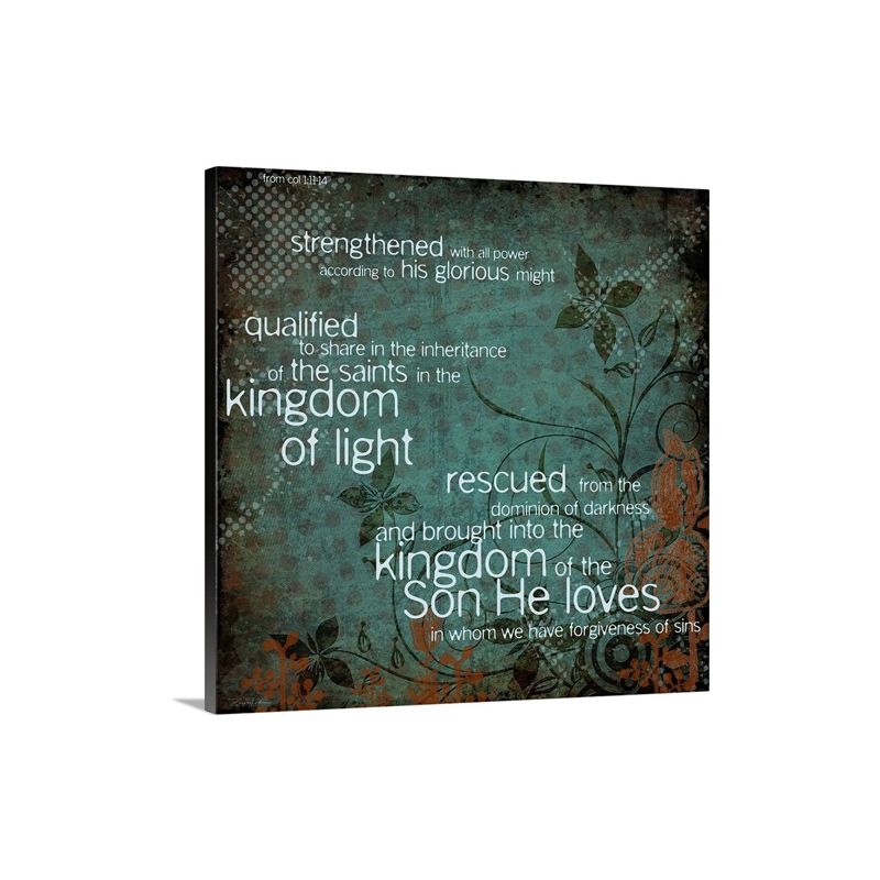 Strengthened Will All Power Wall Art - Canvas - Gallery Wrap