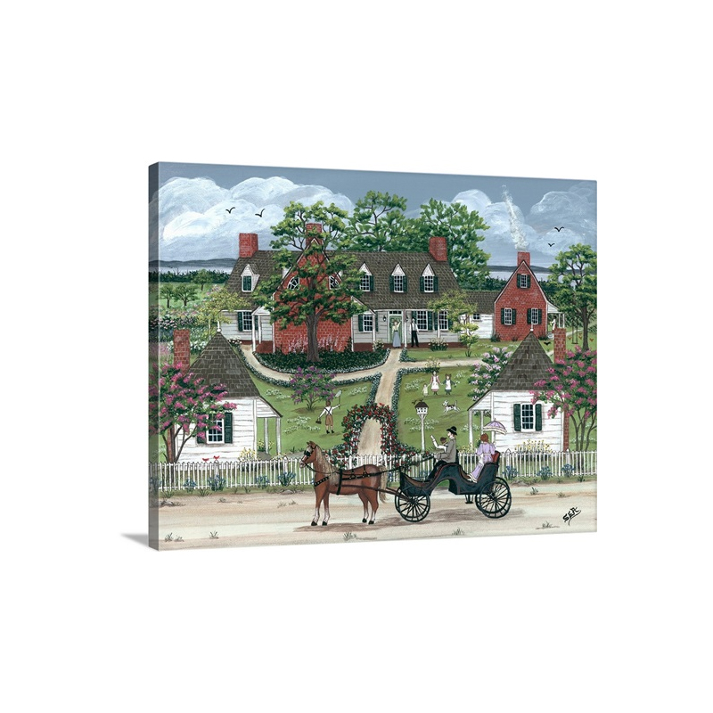 Sunday Visiting At Sotterly Plantation Wall Art - Canvas - Gallery Wrap