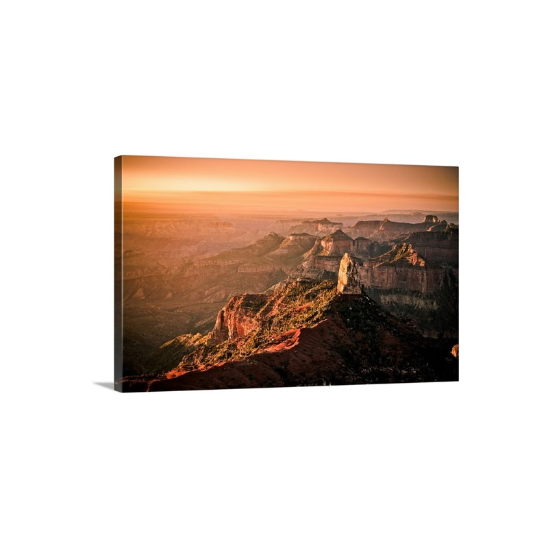 Sunrise Аt Point Imperial Grand Canyon North Rim Wall Art - Canvas - Gallery Wrap