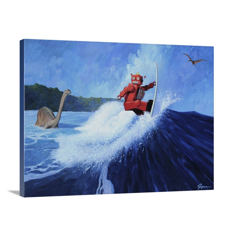 Surfer Joe Wall Art - Canvas - Gallery Wrap
