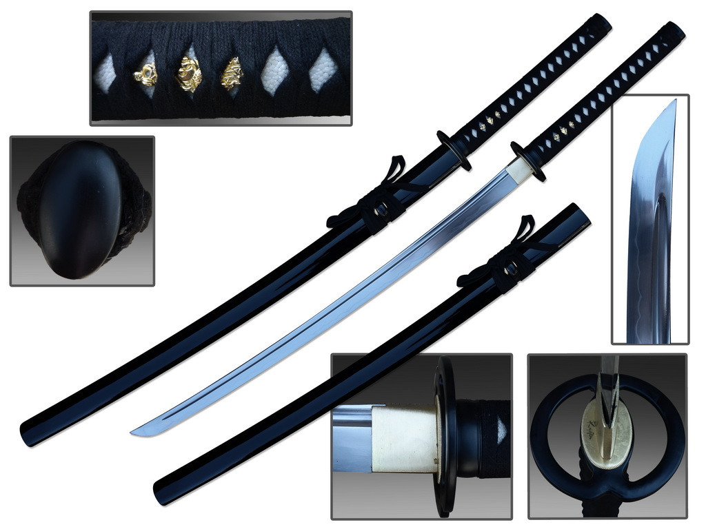 Defender 40 1/2 in. Hand Forged 1060 Carbon Steel Blade FullTang Samurai Sword