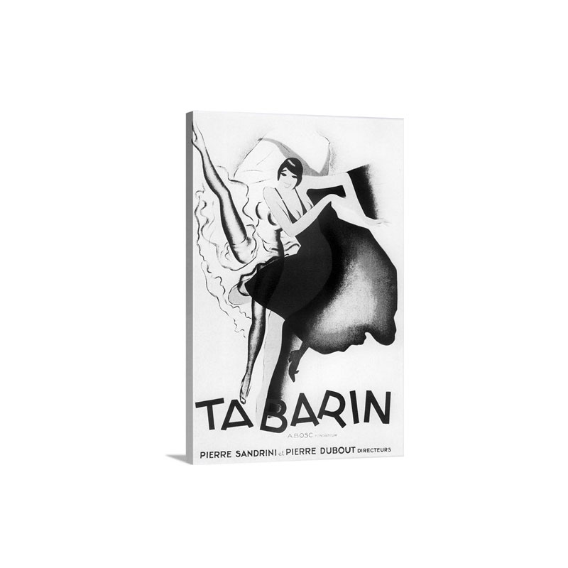Tabarin Art Deco Wall Art - Canvas - Gallery Wrap