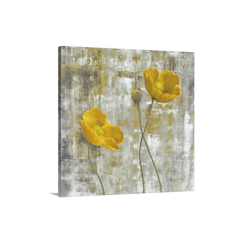 Yellow Flowers I Wall Art - Canvas - Gallery Wrap 