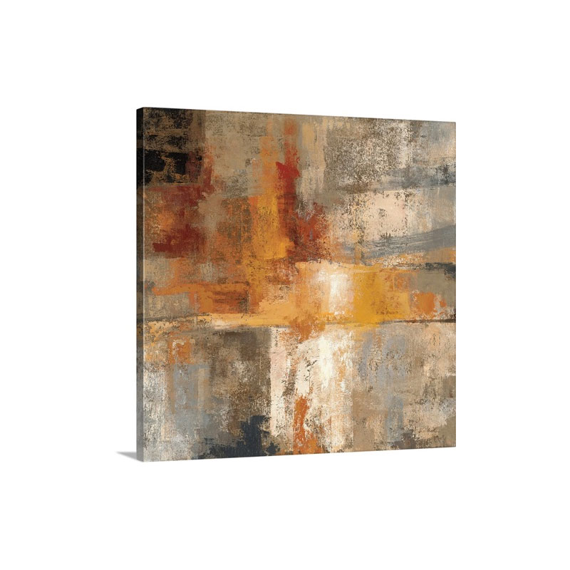 Silver and Amber Crop Wall Art - Canvas - Gallery Wrap