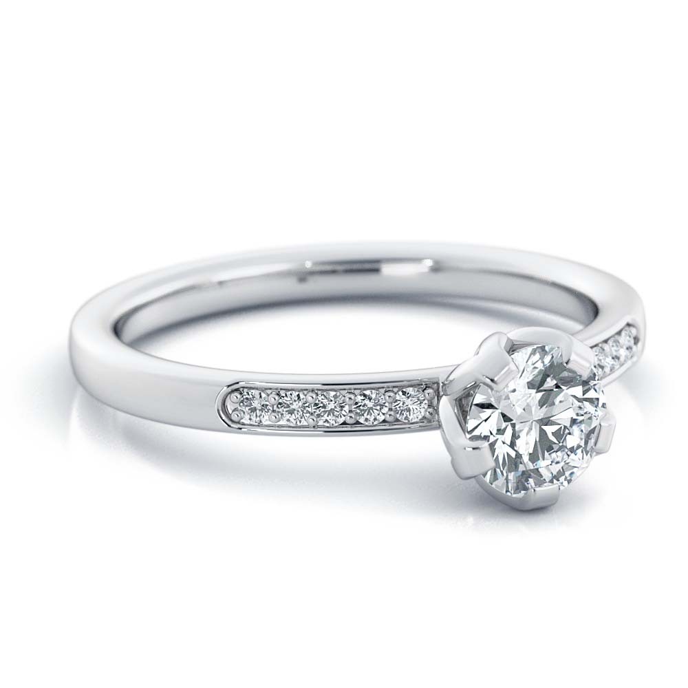 Tara Diamond Ring - White Gold