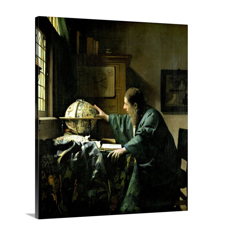 The Astronomer 1668 Wall Art - Canvas - Gallery Wrap