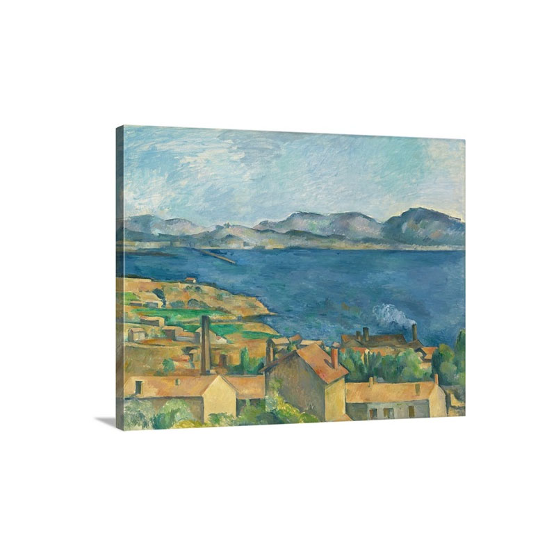 The Bay Of Marseilles Seen From L'Estaque By Paul Cezanne Wall Art - Canvas - Gallery Wrap