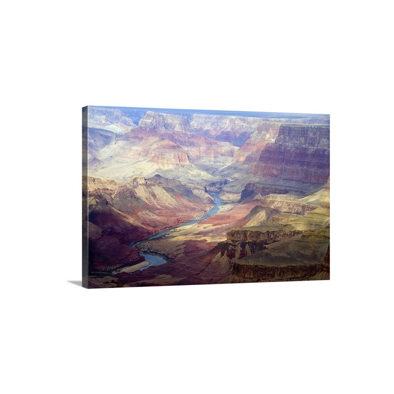 The Colorado River And The Grand Canyon From The South Rim Wall Art - Canvas - Gallery Wrap