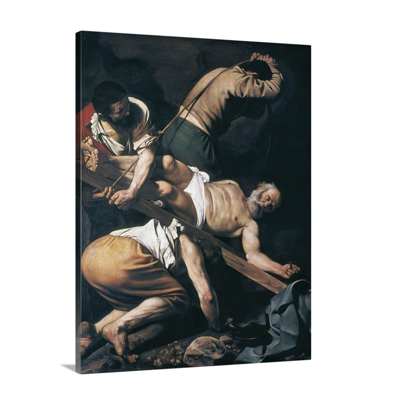 The Crucifixion Of Saint Peter The Apostle Wall Art - Canvas - Gallery Wrap