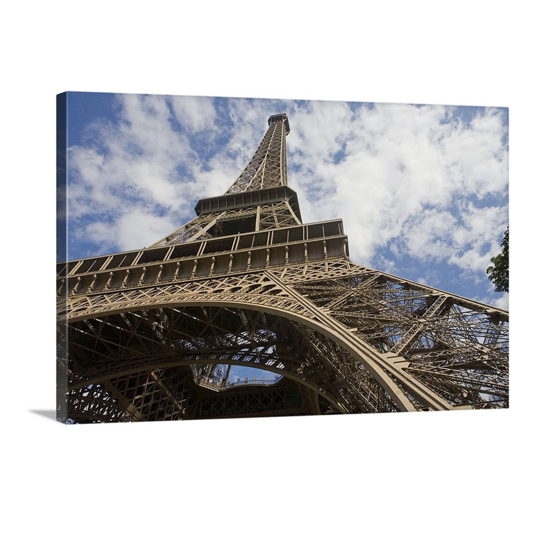 The Eiffel Tower On A Summer Day Wall Art - Canvas - Gallery Wrap