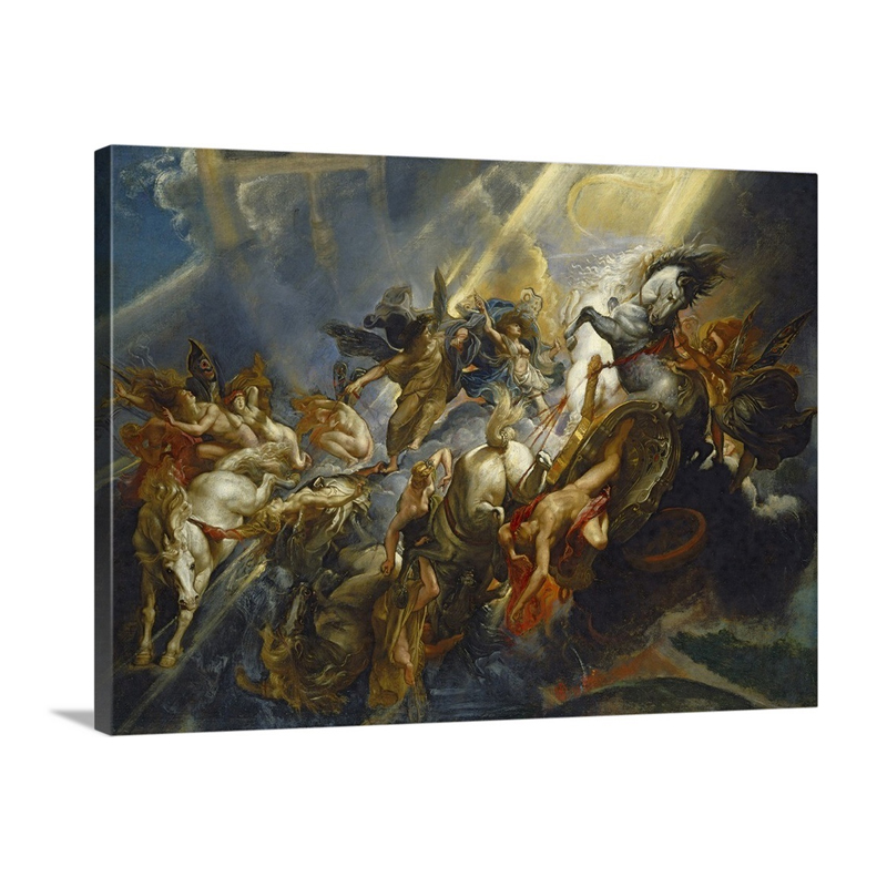 The Fall Of Phaeton C 1604 05 Wall Art - Canvas - Gallery Wrap