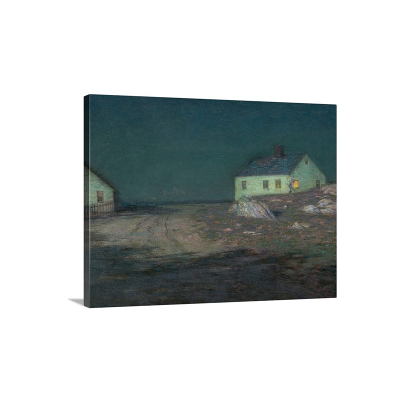 The Harbor Light New York By Birge Harrison Wall Art - Canvas - Gallery Wrap