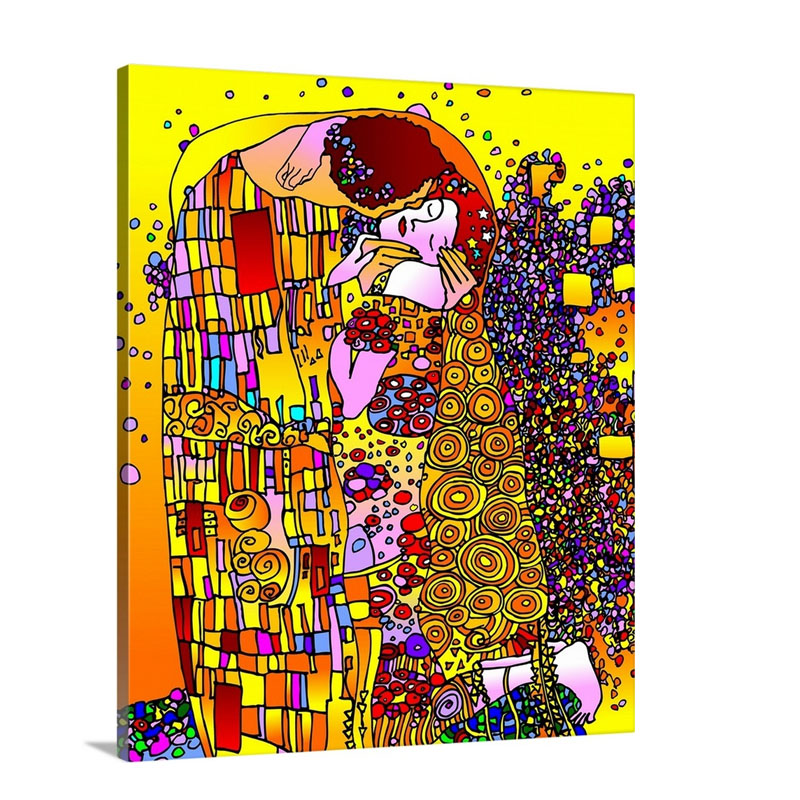 The Kiss Wall Art - Canvas - Gallery Wrap