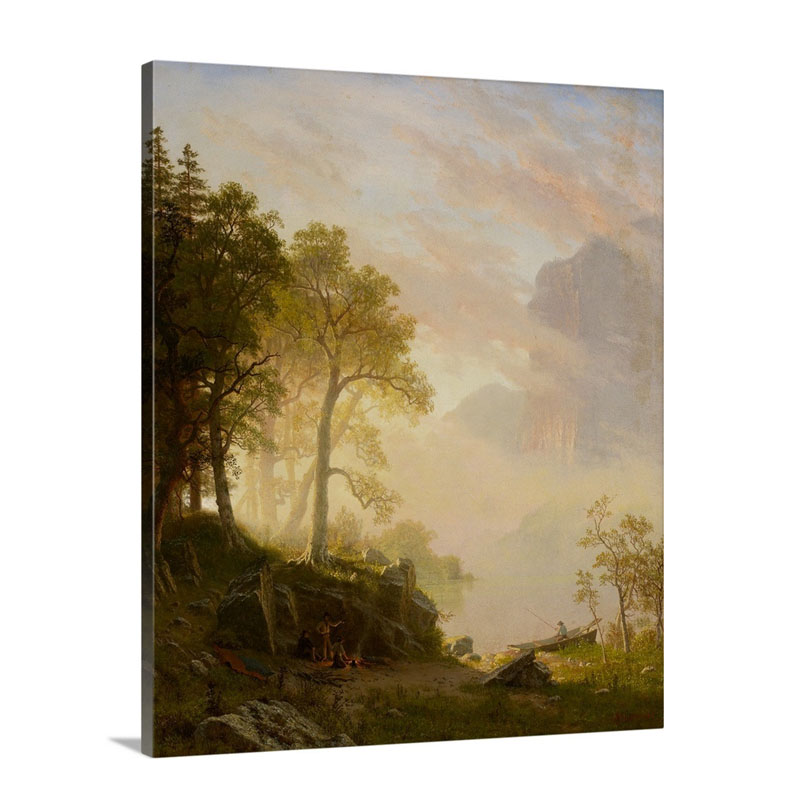 The Merced River In Yosemite 1868 Wall Art - Canvas - Gallery Wrap