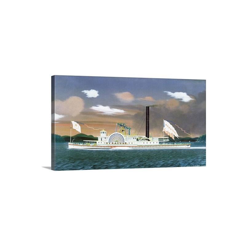 The Steamship Syracuse By James Bard Wall Art - Canvas - Gallery Wrap