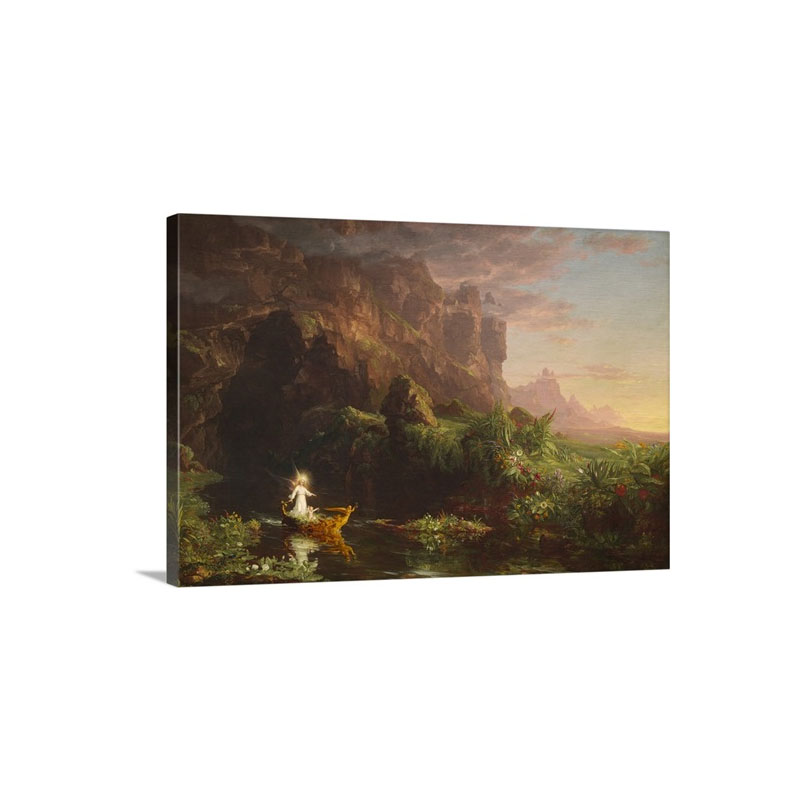 The Voyage Of Life Youth By Thomas Cole 1842 American Painting Wall Art - Canvas - Gallery Wrap