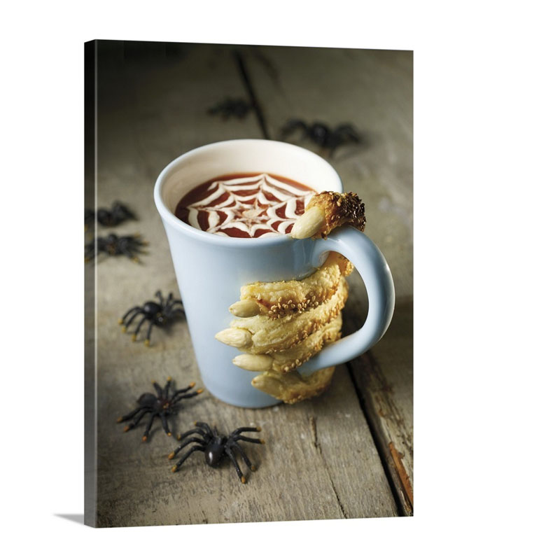 Tomato Soup In A Halloween Mug Wall Art - Canvas - Gallery Wrap